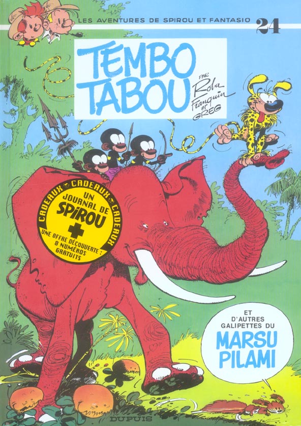 Spirou et Fantasio Tome 24 : tembo tabou - flash vidéo
