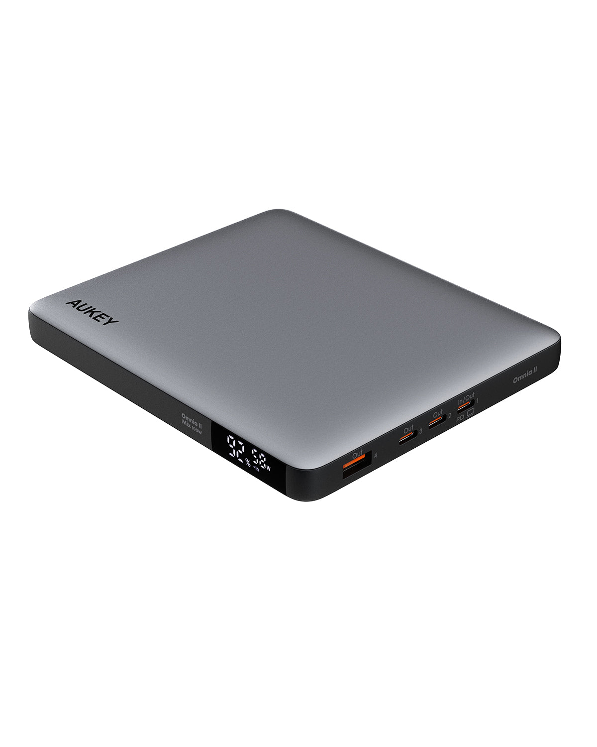 Aukey - Power Bank Noire Sprint X 20000mAh 100W Charge rapide