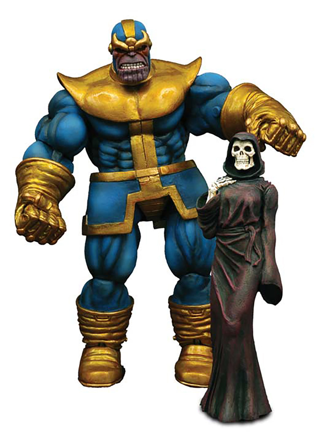 Diamond Select Toys - Marvel Select - Thanos Figurine Articulée 20cm - flash vidéo