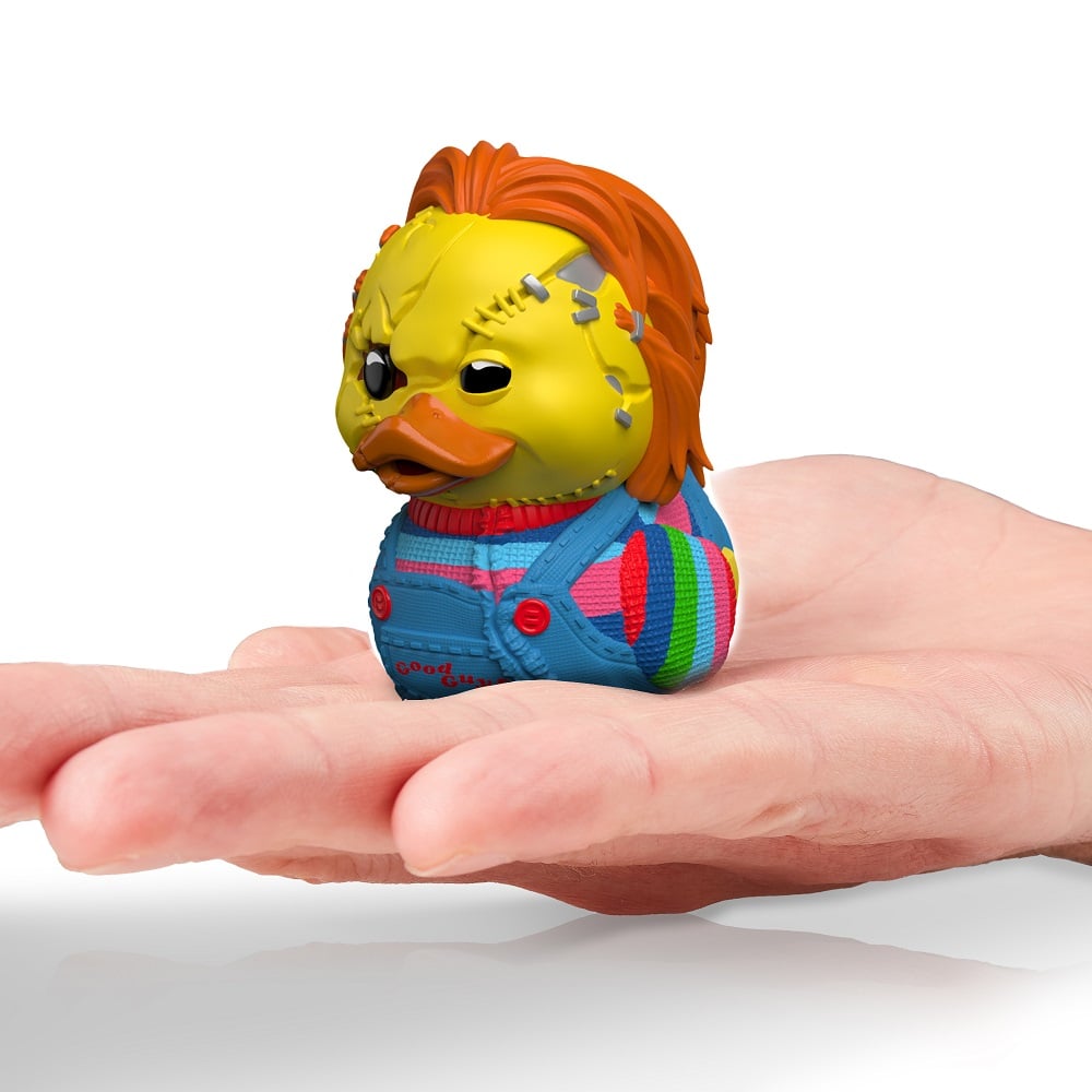 Numskull - Mini TUBBZ Canard de bain - Chucky - Chucky (Édition baignoire) - 8cm - flash vidéo
