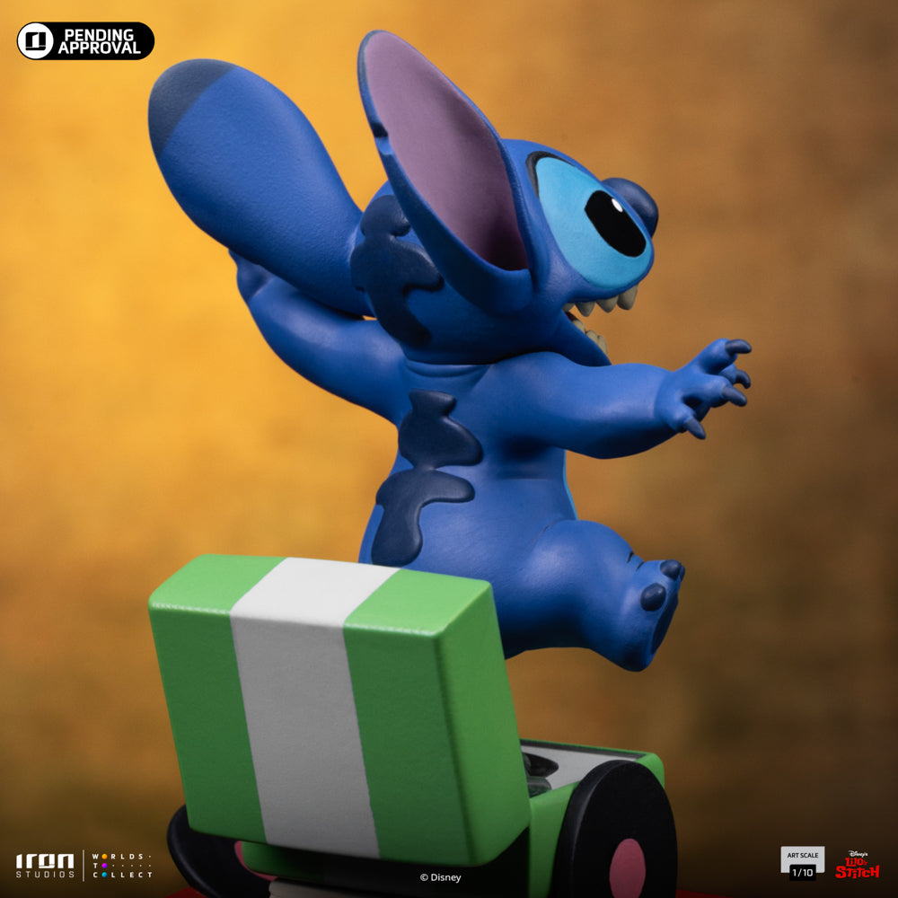 Iron Studios - Art Scale 1/10 - Disney Classics - Stitch King of Rock Statue 17cm - flash vidéo