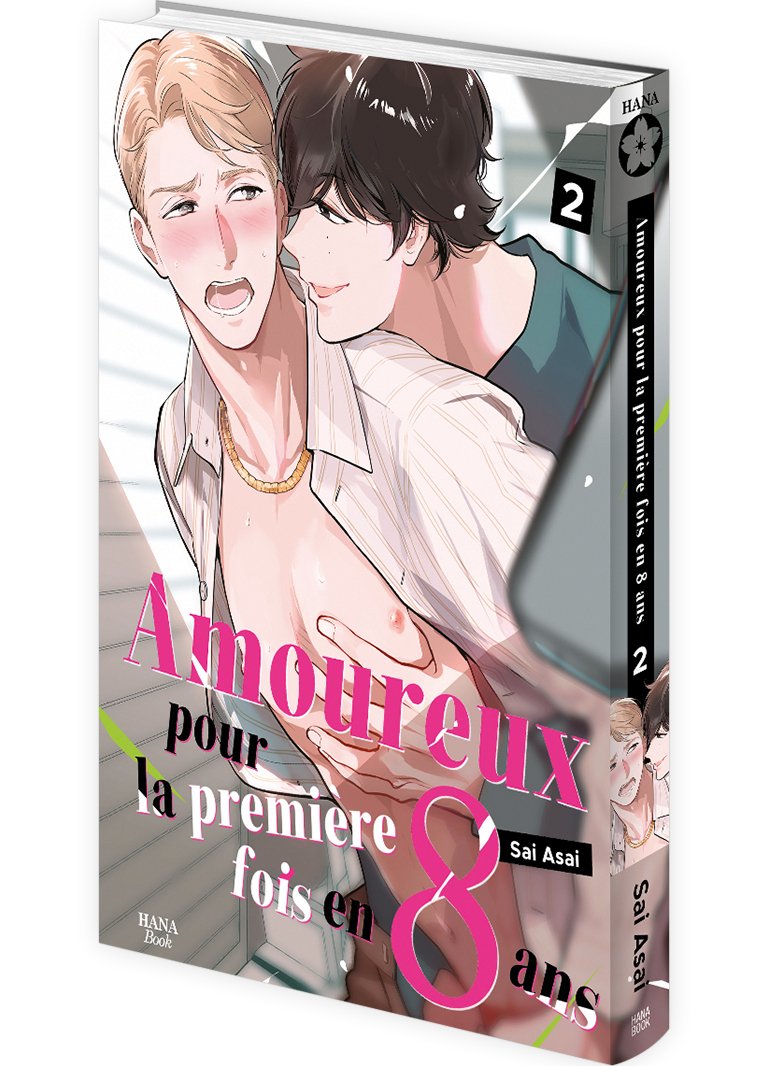 Amoureux 1ere fois en 8 ans - Tome 02 - Livre (Manga) - Yaoi - Hana Book