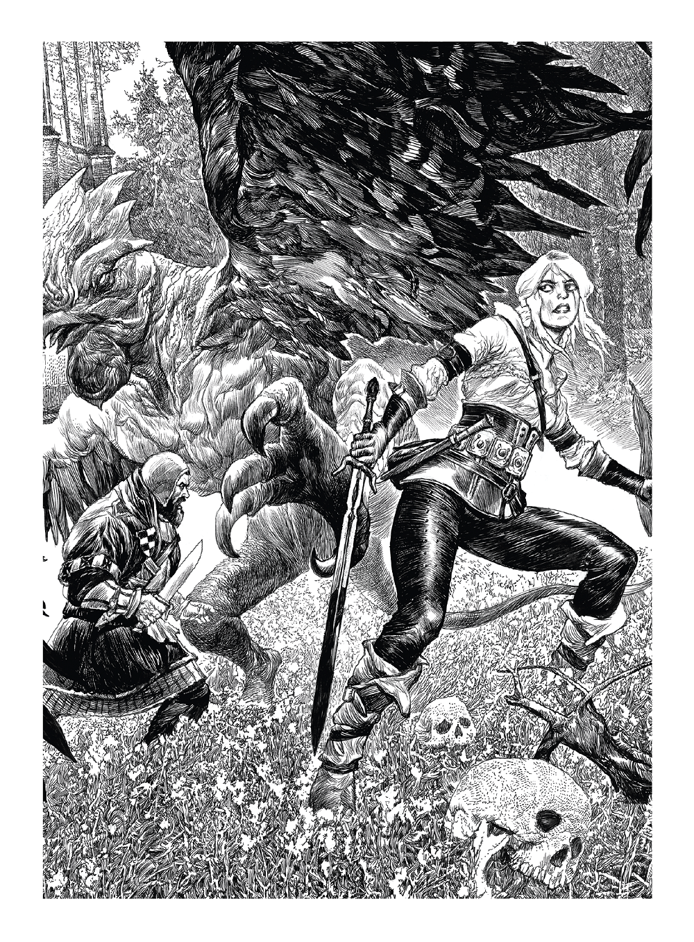 Good Loot - The Witcher 3: Wild Hunt - Puzzle "10 Years of Killing Monsters" 10 x 500pcs