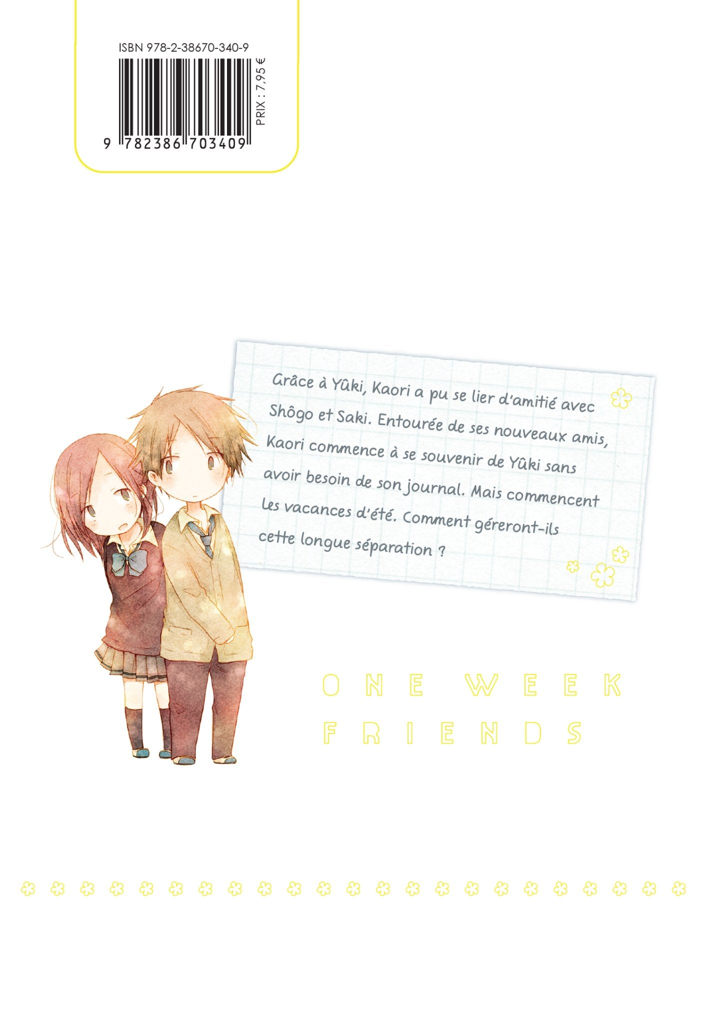 One week friends - Tome 03 - Livre (Manga)