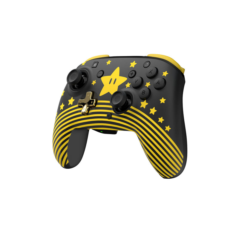 Turtle Beach - Manette de jeu sans fil Rematch Super Mario Star pour Nintendo Switch, Switch Lite et Switch modèle OLED