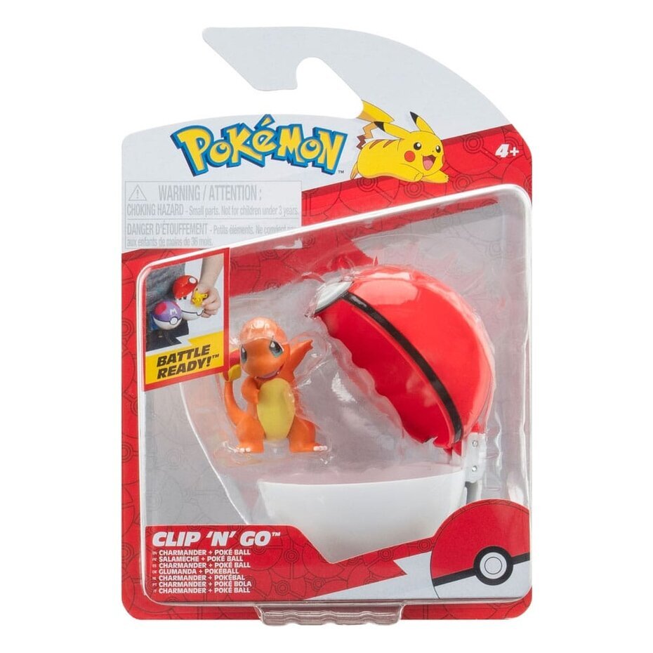 Pokémon - Clip 'N' Go Salamèche + Poké Ball
