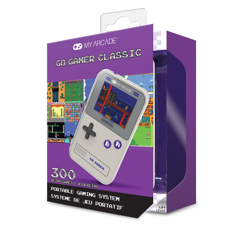 My Arcade - Go Gamer Classic Gris Violet (300 jeux en 1)