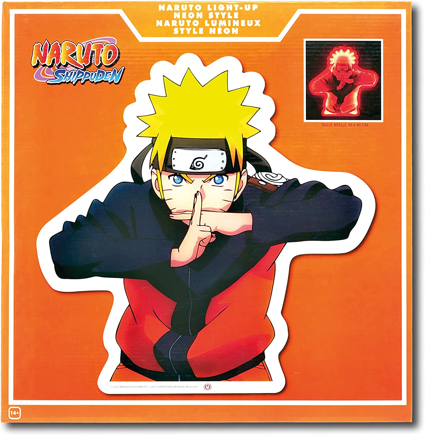 Naruto Shippuden - Applique murale néon Naruto