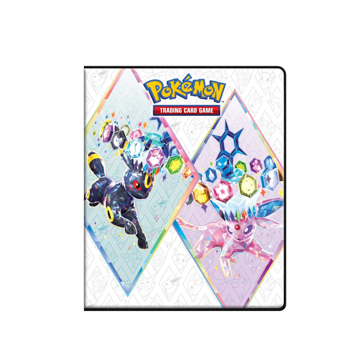 Ultra Pro - Pokémon JCC - Écarlate et Violet - Portfolio 4 Pochettes A5 Évolutions Prismatiques - flash vidéo