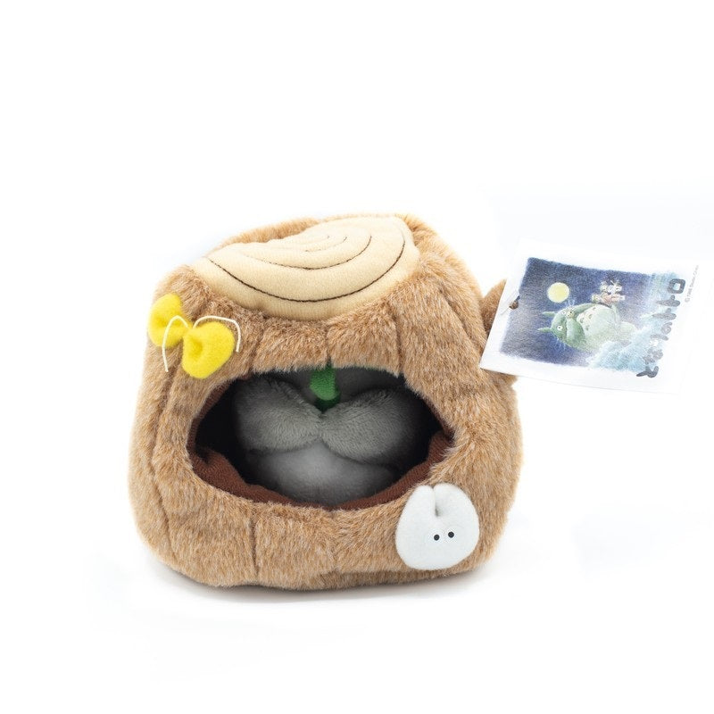 Ghibli - Mon Voisin Totoro -Peluche Totoro Dans Un Tronc D'Arbre - flash vidéo