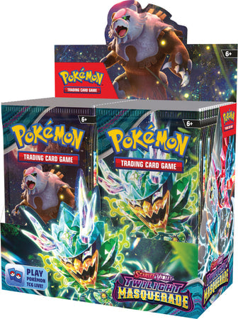Pokémon TCG - Scarlet & Violet - Twilight Masquerade Booster Pack (Display x36) - flash vidéo