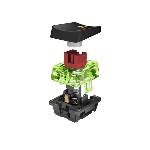 Roccat - Clavier de jeu mécanique optique Vulcan Pro AIMO avec éclairage RGB - Disposition QWERTY américaine - flash vidéo