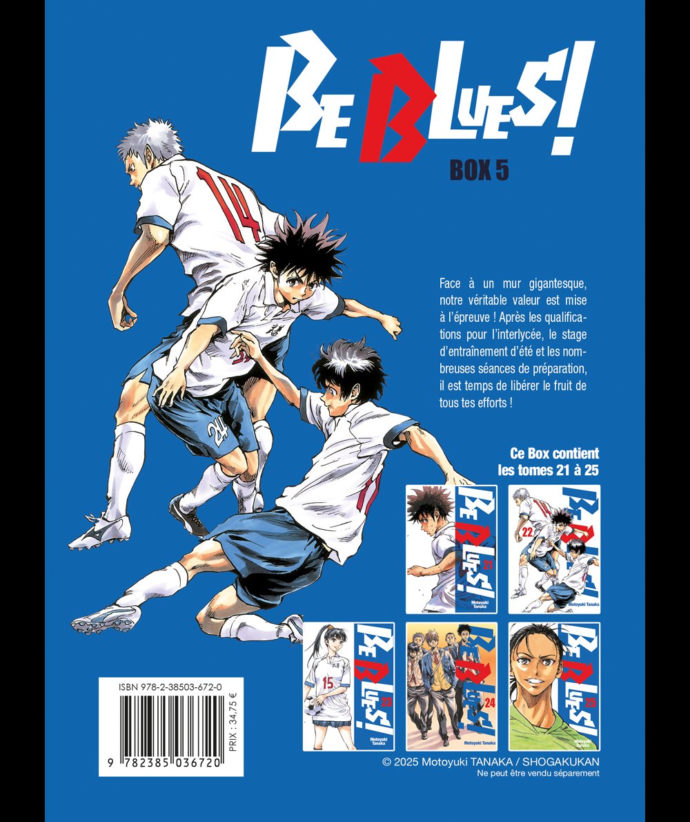 Be Blues! - Partie 5 (Tomes 21 à 25 ) - Coffret 5 mangas