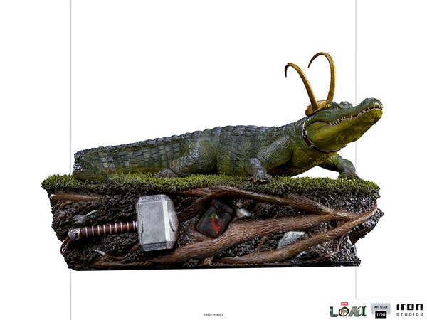 Iron Studios - Art Scale 1/10 - Loki - Alligator Loki Statue 15cm - flash vidéo