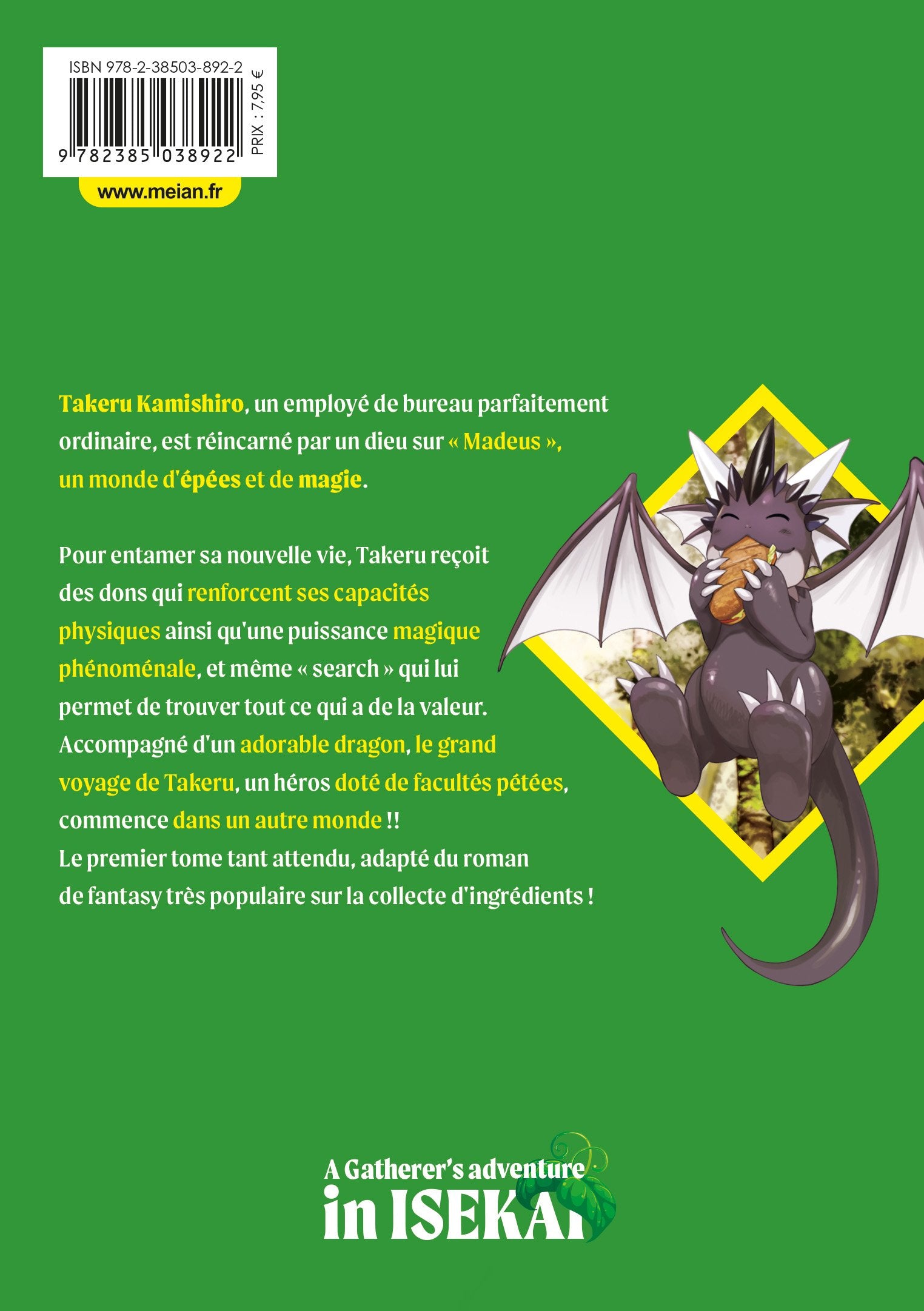 A Gatherer's Adventure in Isekai - Tome 01 - Livre (Manga)