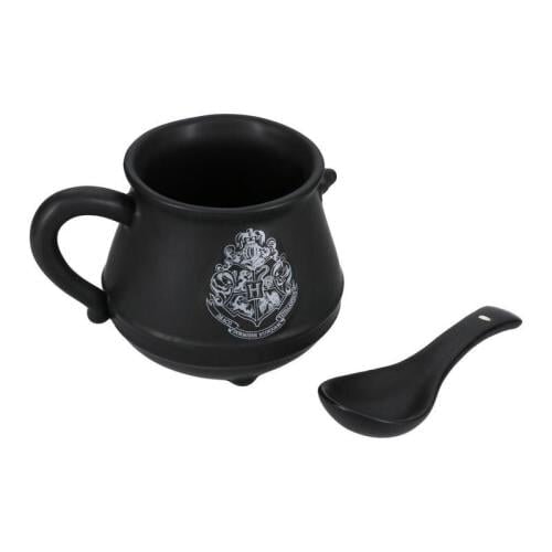 Harry Potter - Mug à soupe Chaudron 500ml et Cuillère - flash vidéo