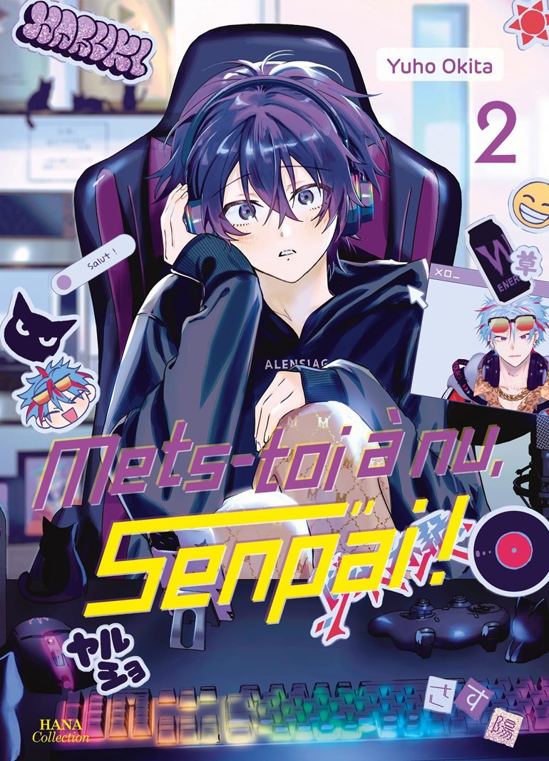 Mets-toi à nu, senpai ! - Tome 02 - Livre (Manga) - Yaoi - Hana Collection