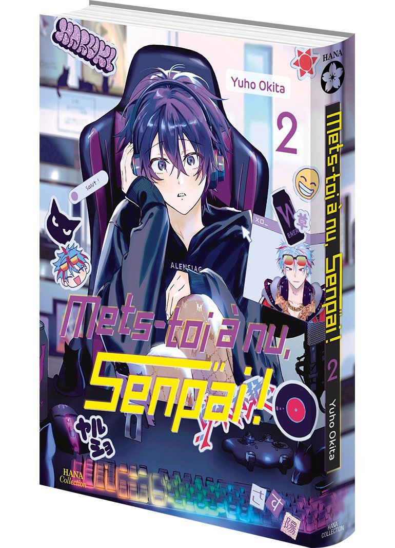 Mets-toi à nu, senpai ! - Tome 02 - Livre (Manga) - Yaoi - Hana Collection