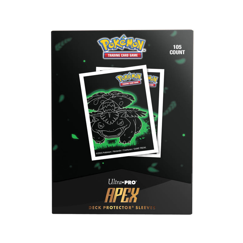 Ultra Pro - Pokémon JCC - Sachet de 105 protèges cartes Apex Neon Kanto Florizarre
