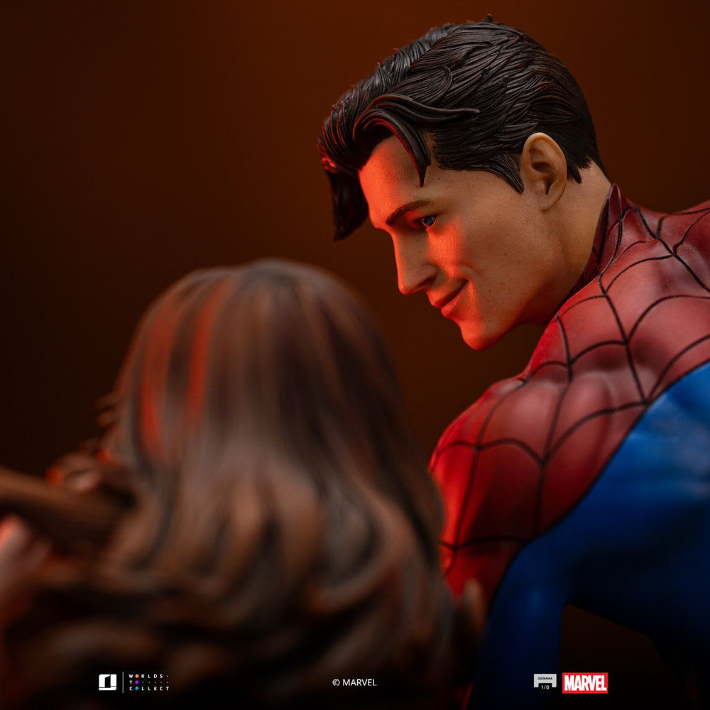 Iron Studios - Sixth Scale Diorama 1/6 - Marvel Comics - Spider-Man et MJ Statue 35cm