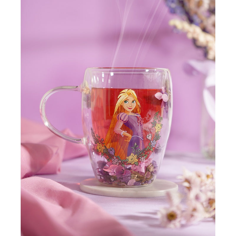 Disney - Raiponce - Mug en verre "Fleurs Séchées Raiponce" 300ml