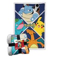 Pokémon - Plaid Sherpa Starter 1G Évolutions (100x150cm) - flash vidéo