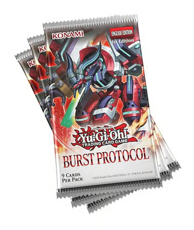 Yu-Gi-Oh! GCC - Confezione di 3 buste Burst Protocol (Confezione Rigida)