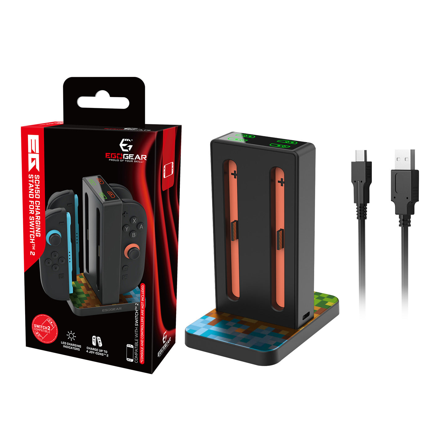 EgoGear - Support de charge SCH50 pour Joy-con de Switch 2