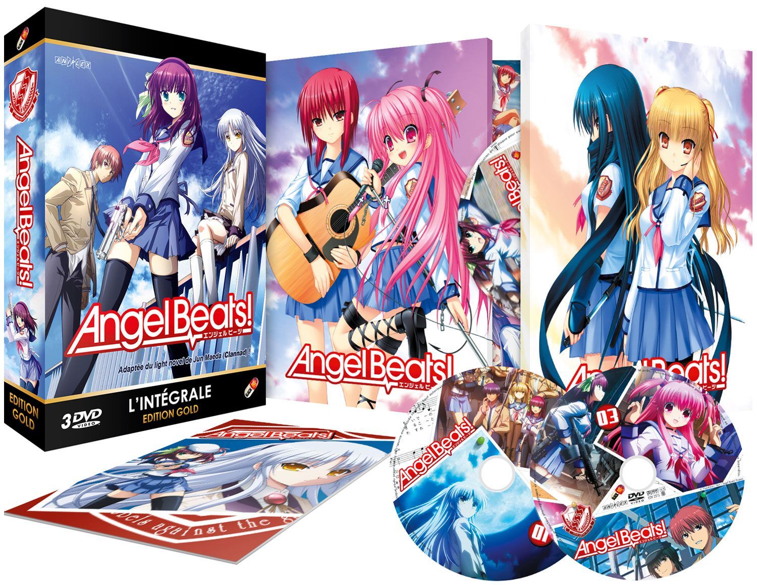 Angel Beats! - Intégrale + OAV - Coffret DVD + Livret - Edition Gold