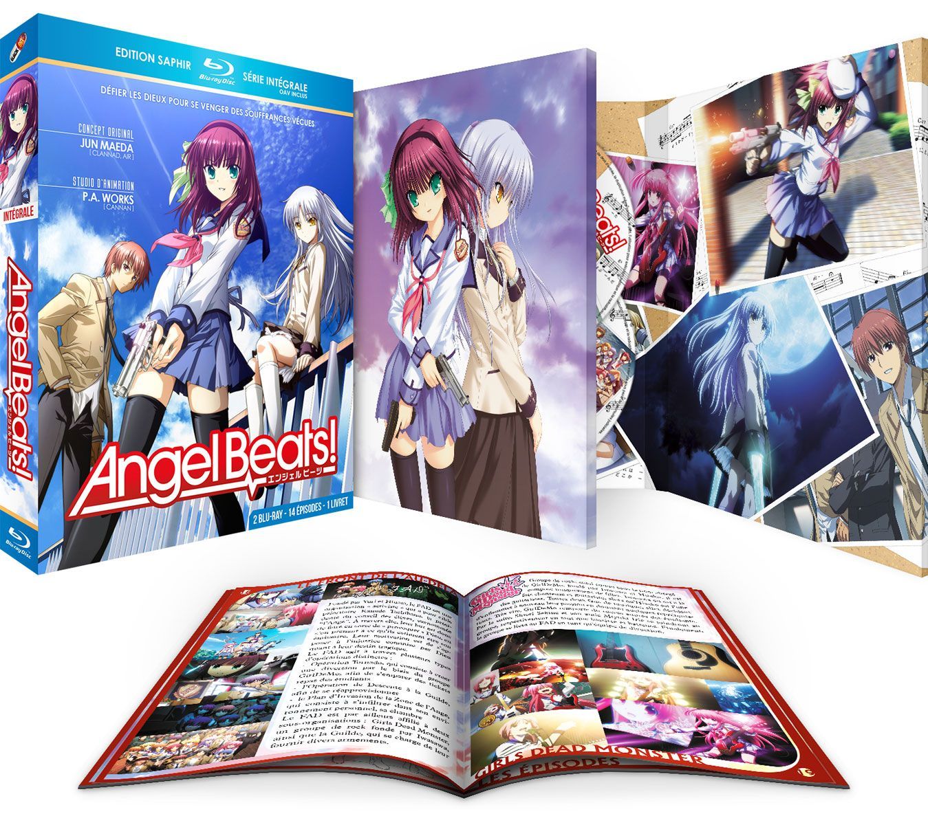 Angel Beats - Intégrale + OAV - Coffret Blu-ray + Livret - Edition Saphir
