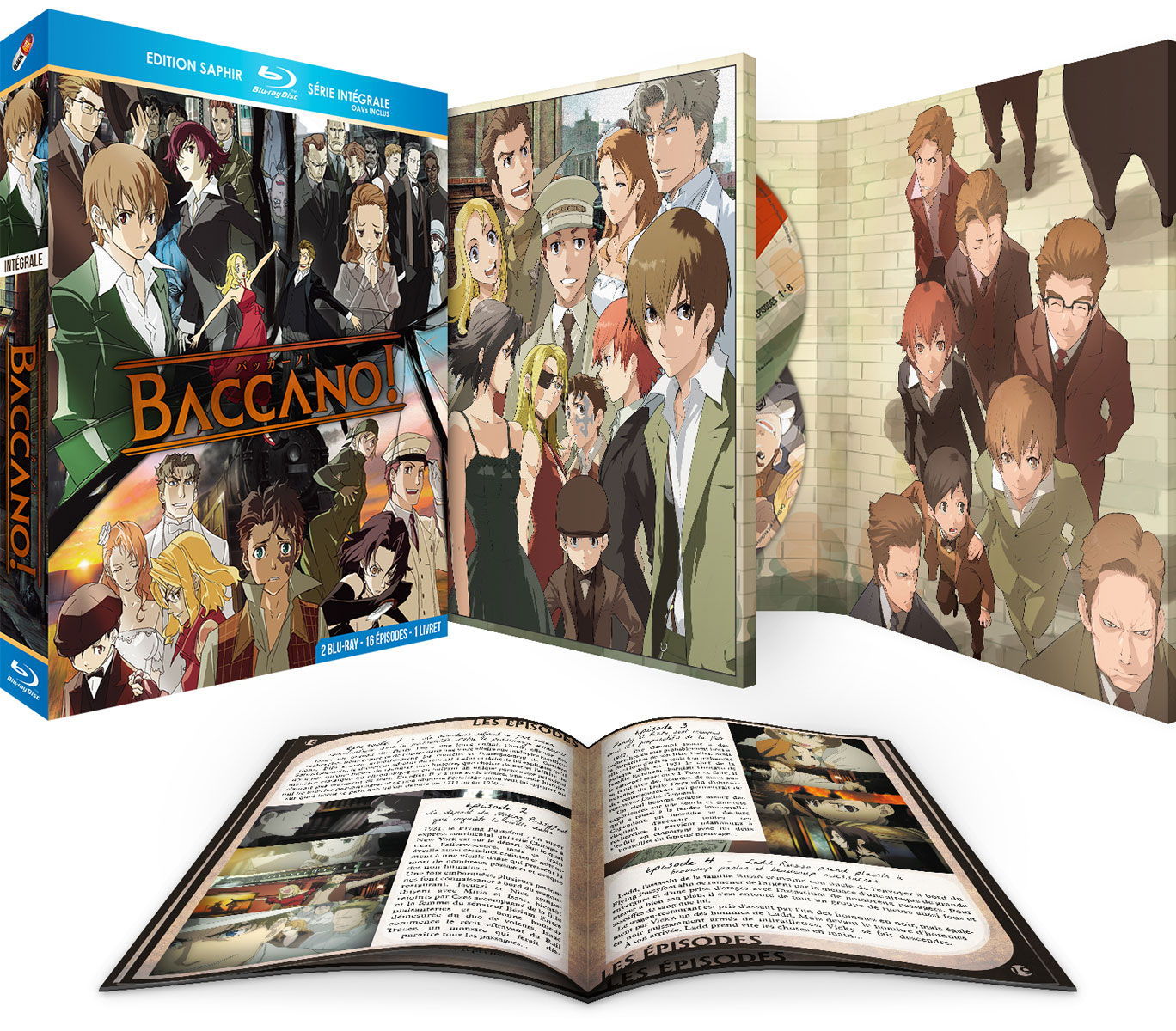 Baccano ! - Intégrale + OAVs - Coffret Blu-ray + Livret - Edition Saphir
