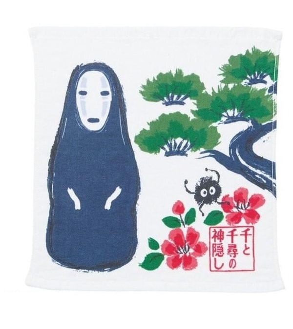 Ghibli - Le Voyage de Chihiro - Mini Serviette Sans-Visage Matsu 34X36cm - flash vidéo
