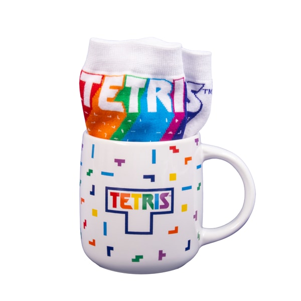 Tetris - Coffret mug et chaussettes - flash vidéo