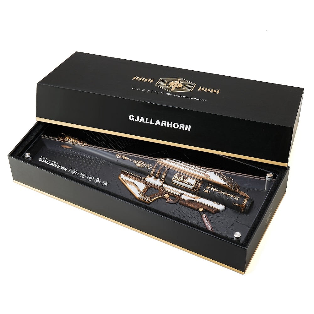 Numskull - Destiny 2 - Réplique d'arme exotique Gjallarhorn - 45cm - flash vidéo