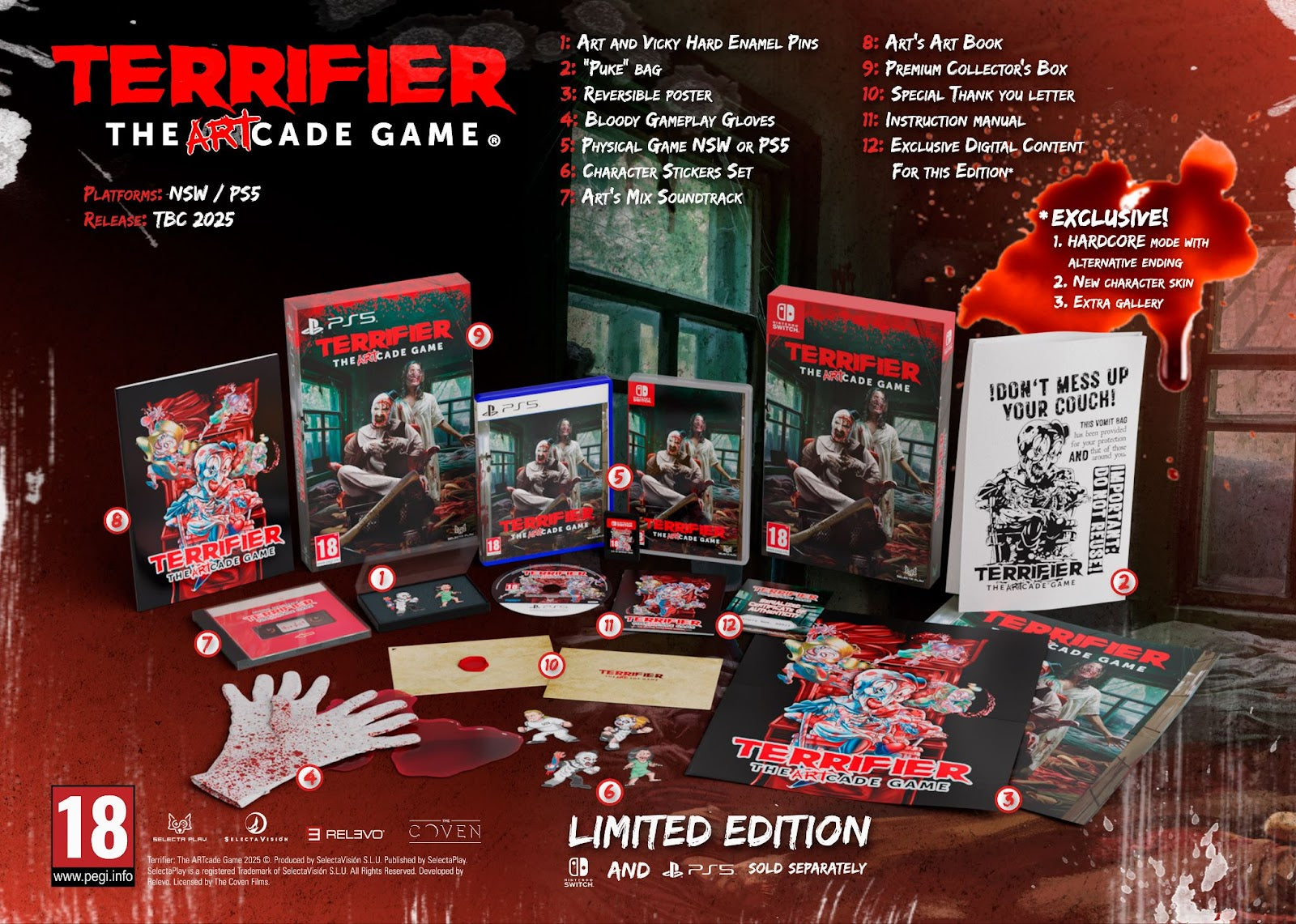 Terrifier : The ARTcade Game - Collector's Edition