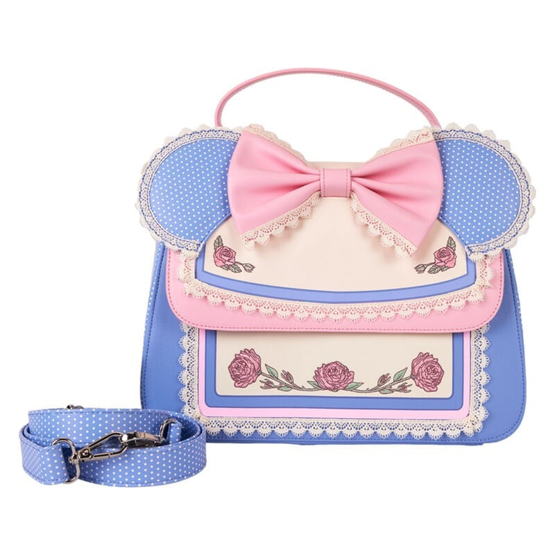 Loungefly: Disney - Minnie "Floral and Lace Ears" Crossbody Bag