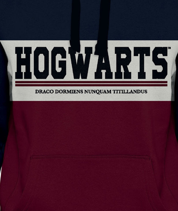 Harry Potter - Sweat Bordeaux Hommes Emblème Poudlard - XL