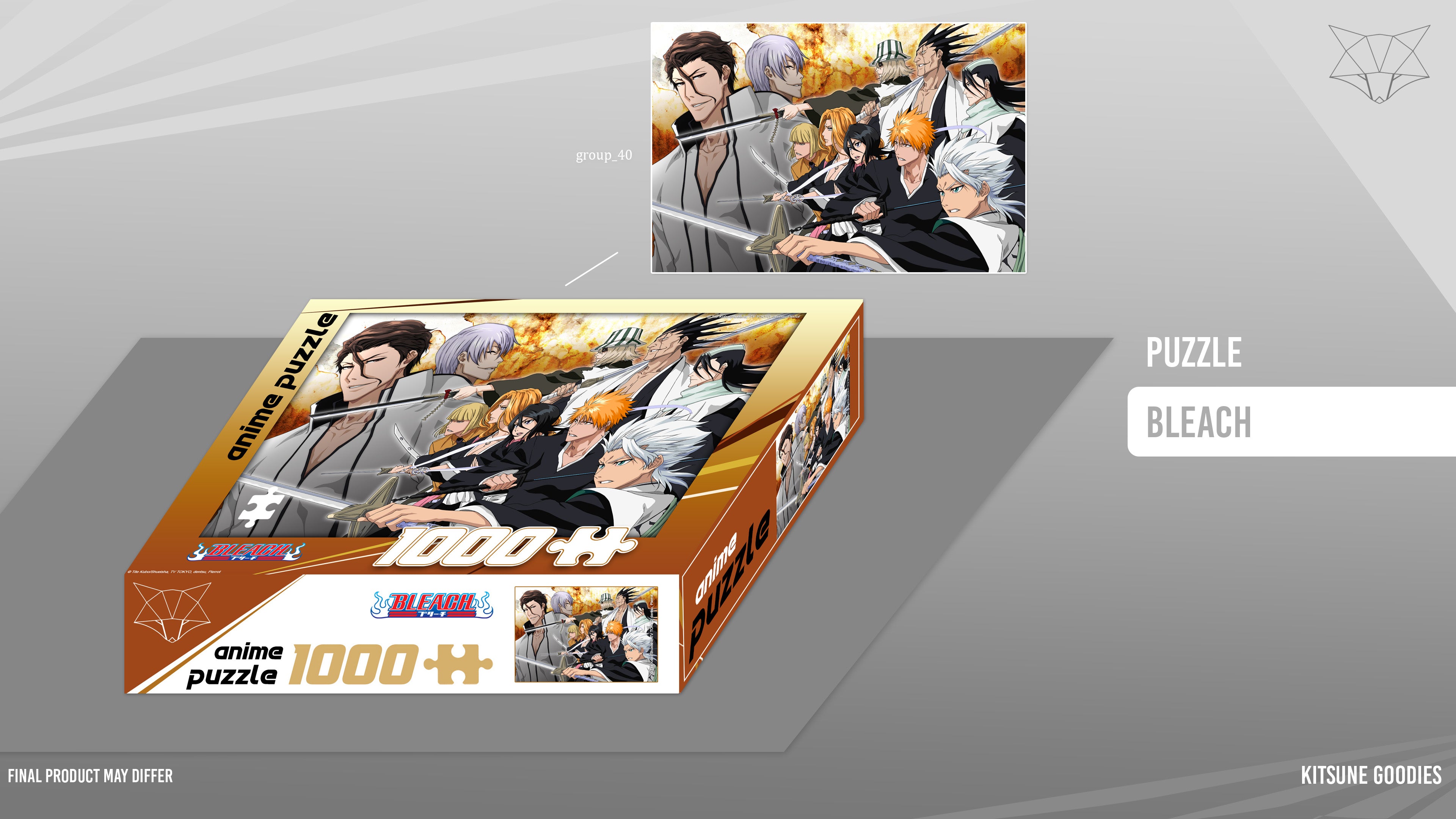Anime Puzzle - Puzzle Bleach 01 - 1000 pcs - flash vidéo