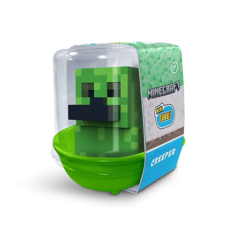 Numskull - Mini TUBBZ Canard de bain - Minecraft - Creeper (Édition baignoire) - 5cm