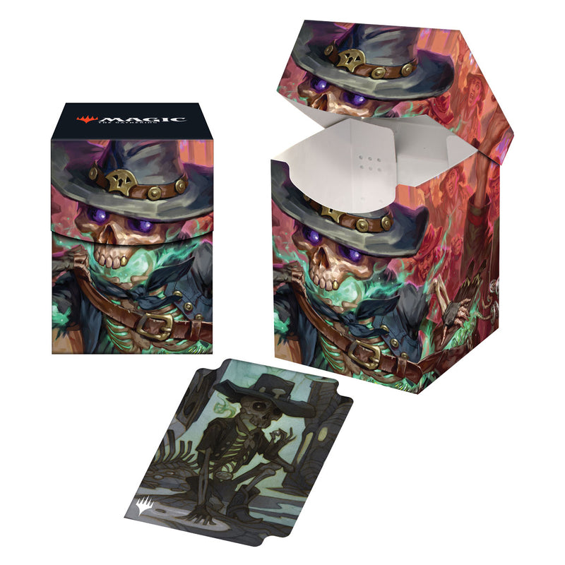 Ultra Pro - Magic: The Gathering - Outlaws of Thunder Junction - 100+ Deck Box Tinybones, le pickpocket