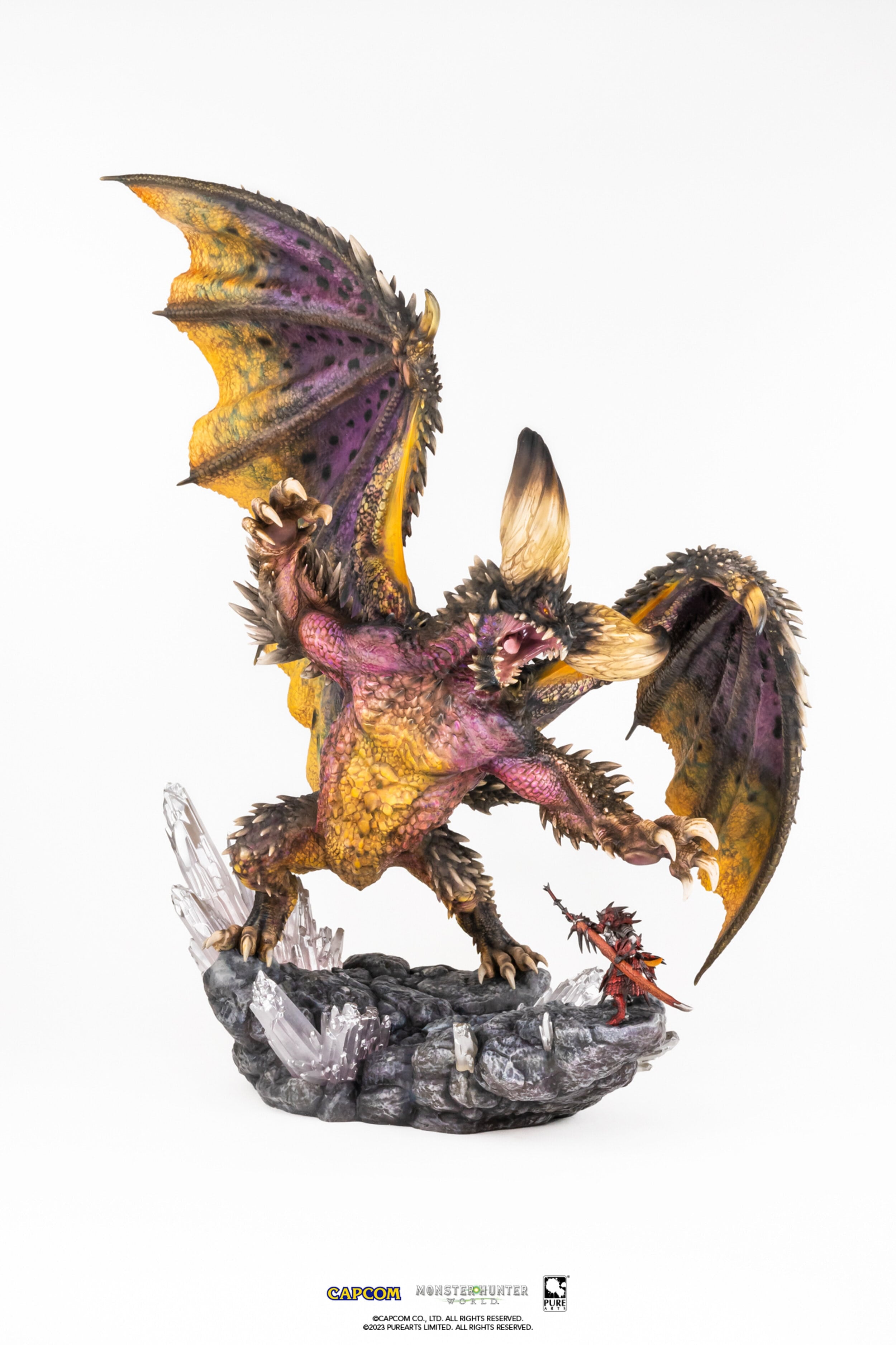 PureArts - 1:26 Scale Statues - Monster Hunter World - Nergigante Statue 76cm - flash vidéo