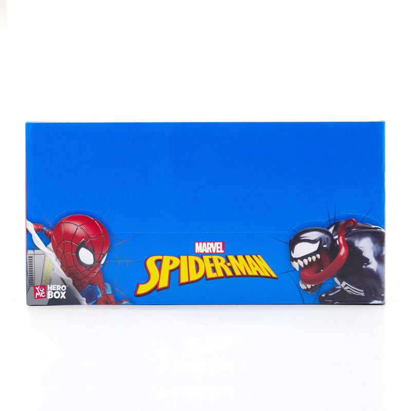 YuMe Hero Box Attack Series - Display blind box de figurines Spider-Man 8cm (12 unités)