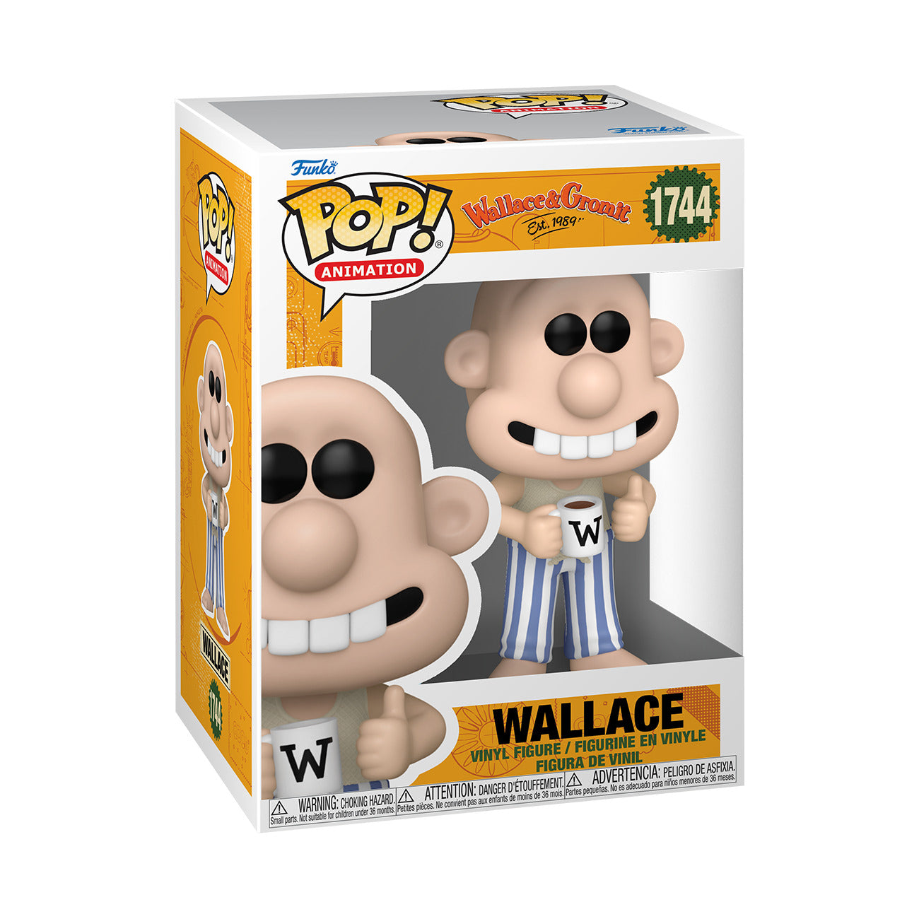 Funko Pop! Animation: Wallace & Gromit - Wallace (In Pajamas) - flash vidéo