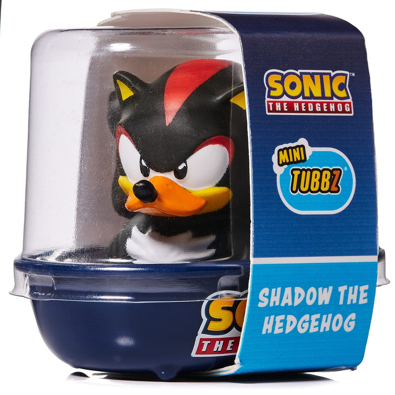 Numskull - Mini TUBBZ Canard de bain - Sonic le Hérisson - Shadow (Édition baignoire) - 5cm