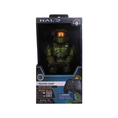 Cable Guys - Halo Infinite - Master Chief Support Chargeur pour Téléphone et Manette - flash vidéo