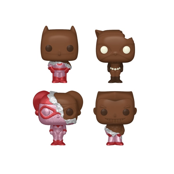 Funko Pocket Pop! Keychain 4-Pack: DC Comics - Valentines Chocolate Box - flash vidéo