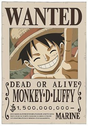 One Piece - Applique murale néon affiche prime Luffy - flash vidéo