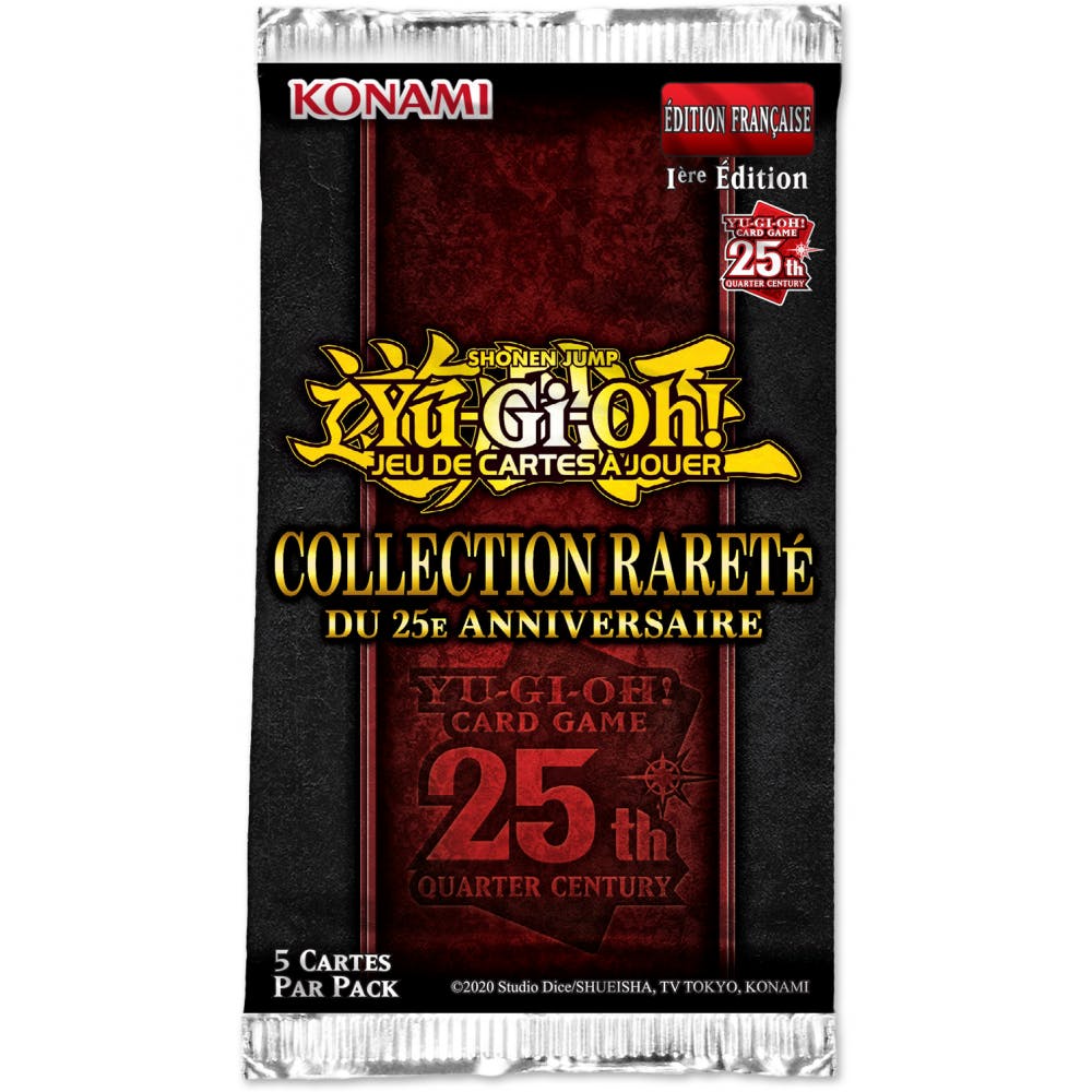 Yu-Gi-Oh! JCC - Pack de Booster 25th Anniversary Rarity Collection (Blister cartonné) - flash vidéo