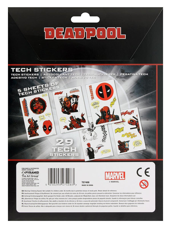Marvel - Pack d'Autocollant Deadpool