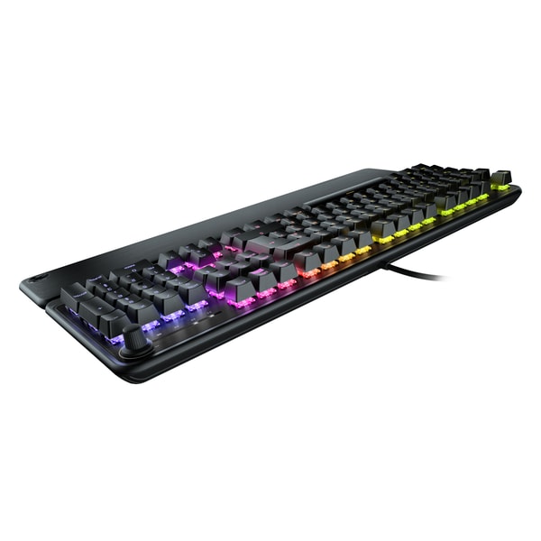 Roccat - Clavier de jeu mécanique Pyro avec éclairage RGB - Disposition AZERTY française - flash vidéo